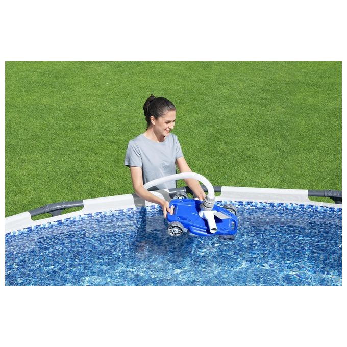 Bestway 58665 Flowclear AquaDrift Pulitore Automatico per Piscina Idraulico fino a 6.70 m portata 5678 12113 L-h colore Multicolore
