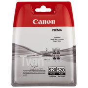 Canon Pgi-520bk Twin Pack Blister
