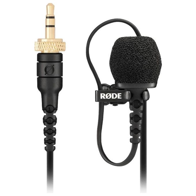 RØDE LAVALIERII Lavalier II Microfono Lavalier Omnidirezionale con Connettore 3.5 mm TRS Locking Cavo 1.2 m colore Nero