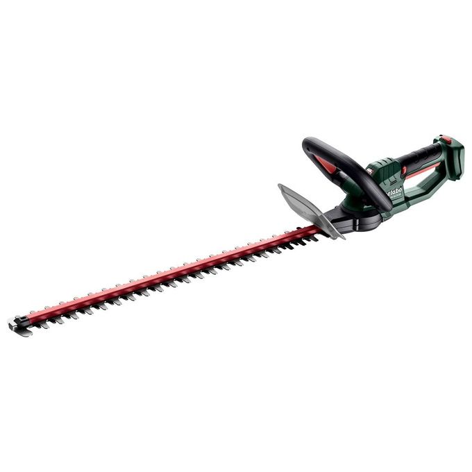 Metabo 601719850 HS 18 LTX 65 Tagliasiepi a batteria 18 V 65 cm lama doppia 2600 spm peso 2,3 Kg colore Nero Verde Rosso