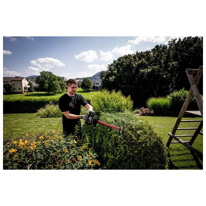 Metabo 601719850 HS 18 LTX 65 Tagliasiepi a batteria 18 V 65 cm lama doppia 2600 spm peso 2,3 Kg colore Nero Verde Rosso