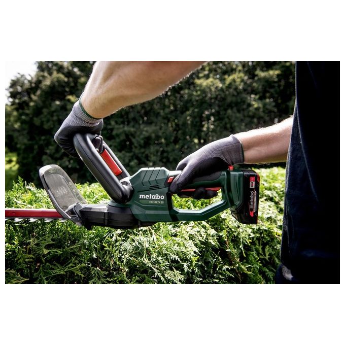 Metabo HS 18 LTX 45 Tagliasiepi a Batteria 18V 45 cm lama doppia 2600 spm 2 Kg colore Nero