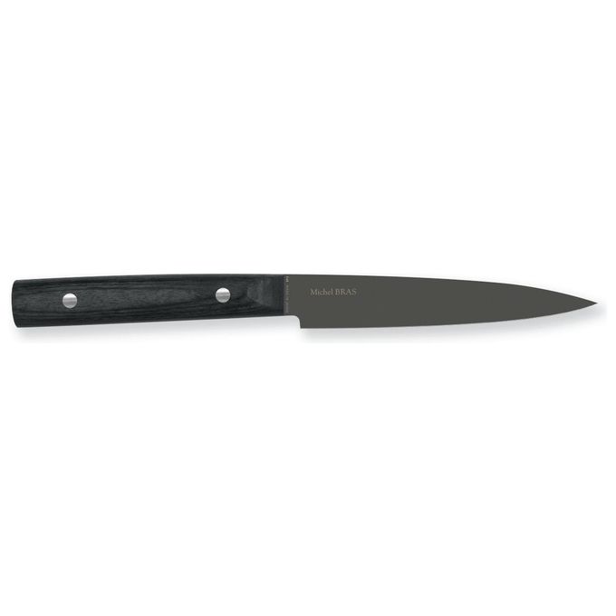 Kai BK-0026 Michel Bras Quotidien Coltello universale Lama 12 cm Impugnatura Pakka Wood Black colore Nero