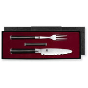 Kai Shun Cutlery 3 Pezzi Forchetta Coltello e Appoggia Posate