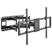 Equip 650343 Staffa per montaggio TV a movimento completo per impieghi gravosi da 60 a 120 pollici Capacita' massima 120 Kg Compatibilita' VESA fino a 900x600 mm Rotazione ±60° Inclinazione ±5° Estensione da 7,5 a 70,3 cm colore Nero