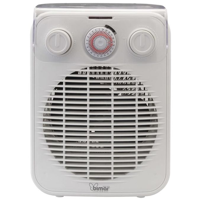 Bimar HF196 Termoventilatore 2000W per Bagno Programmatore Settimanale Protezione IP21 colore Bianco