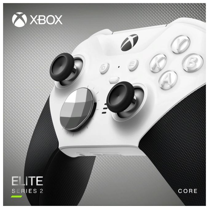 Microsoft 4IK-00002 Xbox Elite Wireless Series 2 Core Gamepad Bluetooth USB batteria 40h colore Nero Bianco