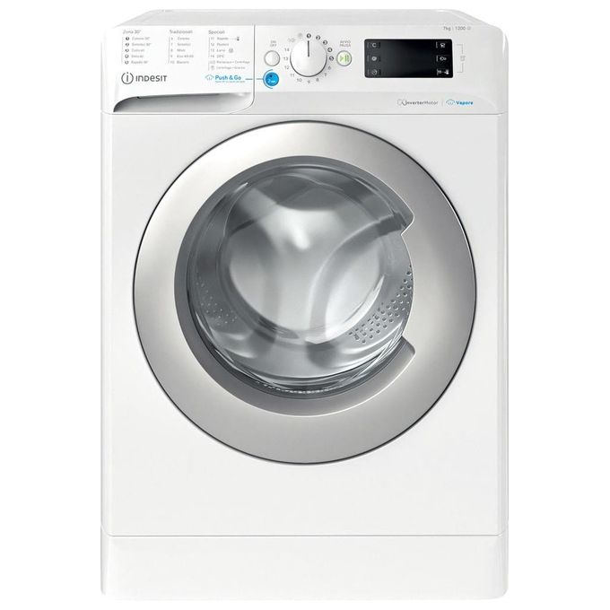Indesit Innex BWSE 7125X SV IT Lavatrice carica frontale Slim 7 Kg 1200 giri Classe B Bianco