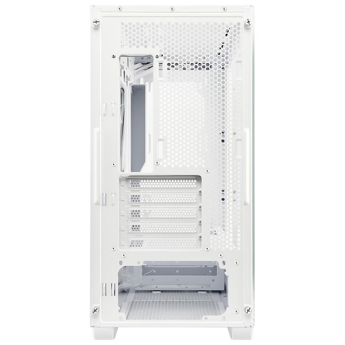 Asus A21 PC Case Mini Tower mATX Mini-ITX Vetro Temperato Radiatori 360 mm GPU 38 cm 5 Slot USB 3.2 colore Bianco