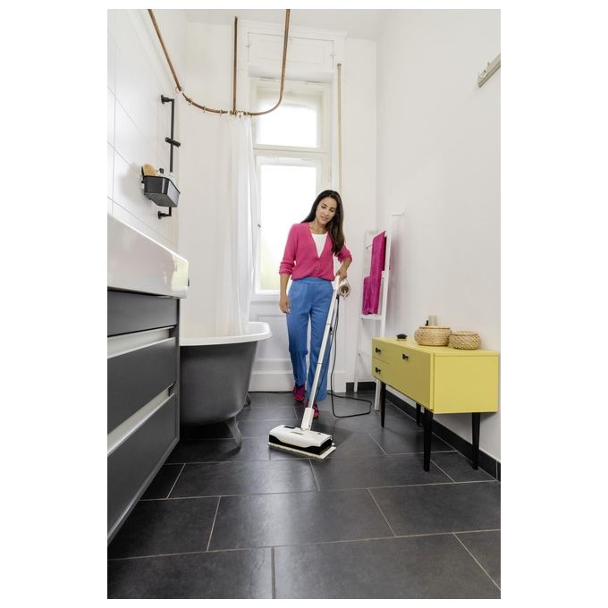 Kärcher 1.513-560.0 SC 1 Upright Scopa a Vapore 1300 W 0,2 L 30 s riscaldamento 30 m² colore Nero Bianco