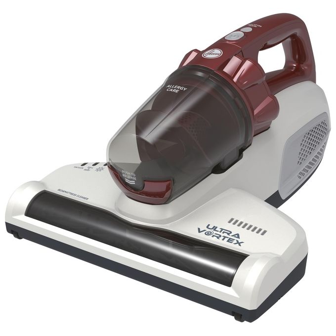 Hoover MBC500UV Aspirapolvere con Filo senza Sacco Capacita' 0,3 Litri Sistema Ciclonico Rosso-Bianco