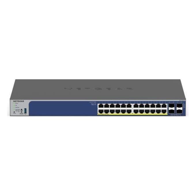 NETGEAR GS728TXP-300EUS GS728TXP Switch Smart Gestito L2-L3 24 porte Gigabit PoE+ 4 porte SFP+ 10Gb colore Nero