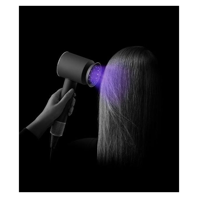 Dyson 515276-01 Supersonic Nural Asciugacapelli 1600W Motore V9 3 Velocita' 4 Temperature con Accessori colore Blu Arancione