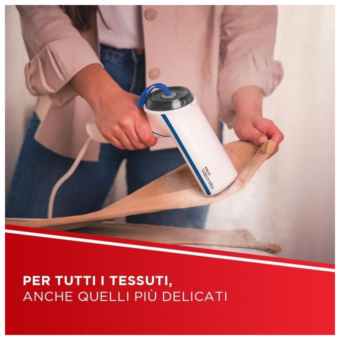 Polti GSM50B Ferro da Stiro Verticale Stiratrice a Vapore Portatile Potenza 800 Watt colore Bianco e Blu