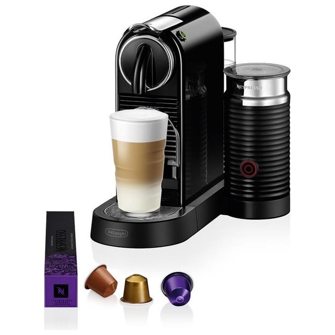 De'Longhi 0132192148 Citiz Macchina da caffe' a capsule 1 L 19 bar 1710 W montalatte integrato colore Nero