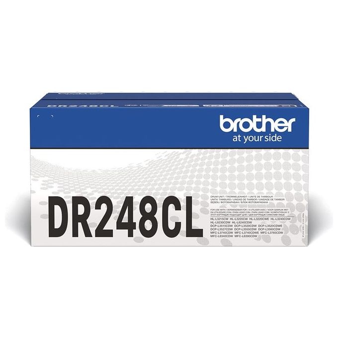 Brother DR-248CL Tamburo Originale Multipack 4 pz 30000 pagine Nero Ciano Magenta Giallo
