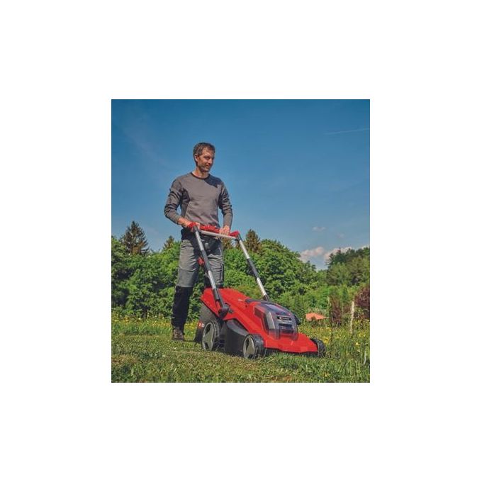 Einhell Tagliaerba RASARRO 36-40 a Batteria Potente e Silenzioso per Giardini fino a 500 mq con Regolazione Altezza Centralizzata