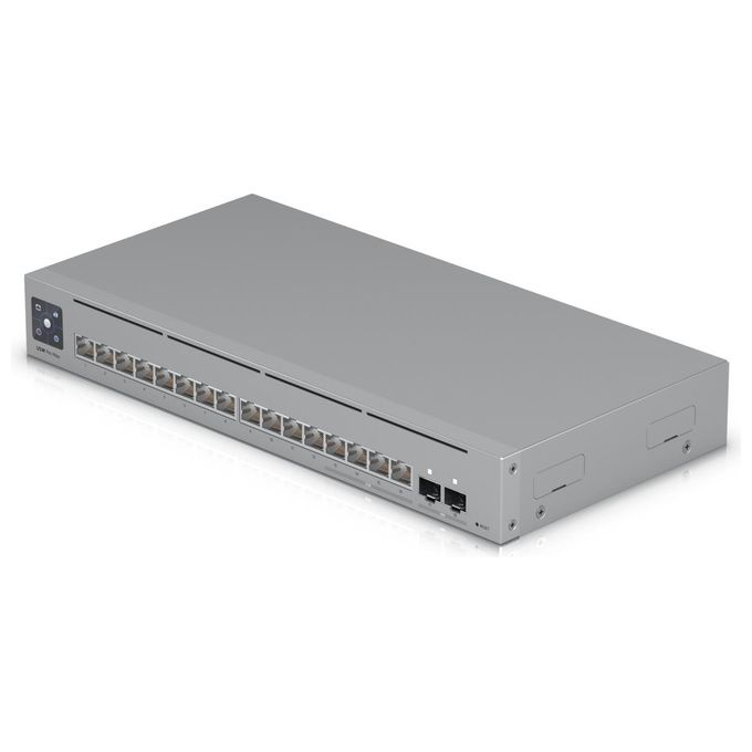 Ubiquiti USW-PRO-MAX-16 Pro Max Switch di Rete L3 16 Porte 2.5G Ethernet 84 Gbit-s 2 SFP+ Rack 1U colore Grigio