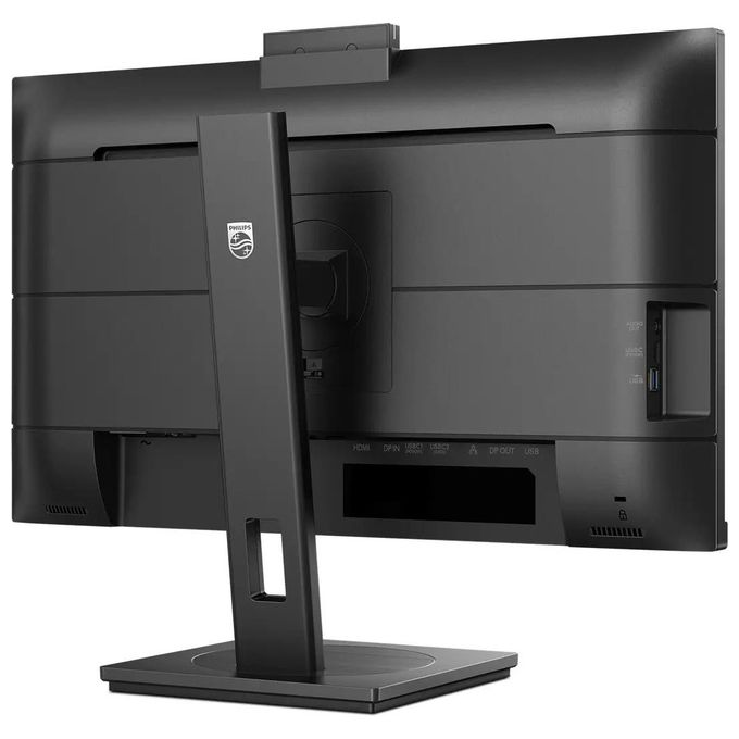 Philips 24B1U5301H-00 Serie 5000 Monitor PC 23.8'' IPS Full HD 1920x1080 USB-C 90W Webcam 5MP Hub USB 3.2 HDMI DisplayPort colore Nero