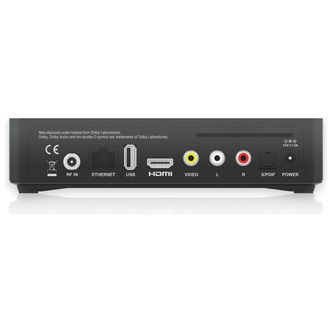 I-CAN S490 Decoder Satellitare tivu'sat HD DVB-S2 Smart Card inclusa EPG 7 giorni HDMI USB colore Nero