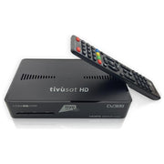 I-CAN S490 Decoder Satellitare tivu'sat HD DVB-S2 Smart Card inclusa EPG 7 giorni HDMI USB colore Nero