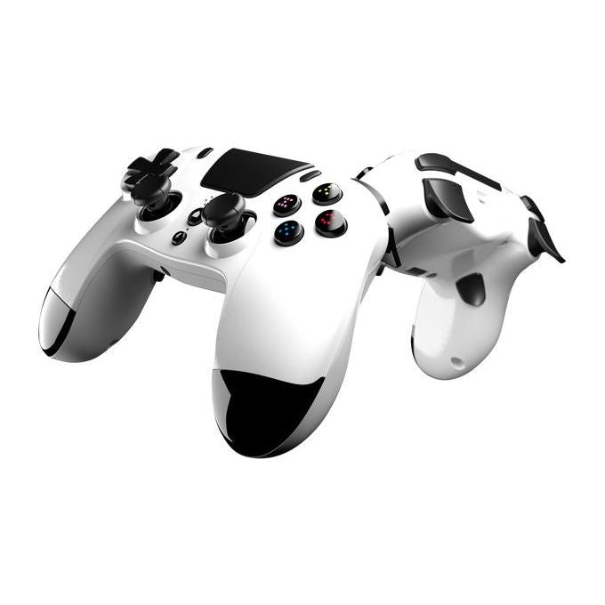 Gioteck VX4PS4-34-MU VX4 Gamepad Wireless Bluetooth per PS4 e PC Analogico Digitale colore Bianco
