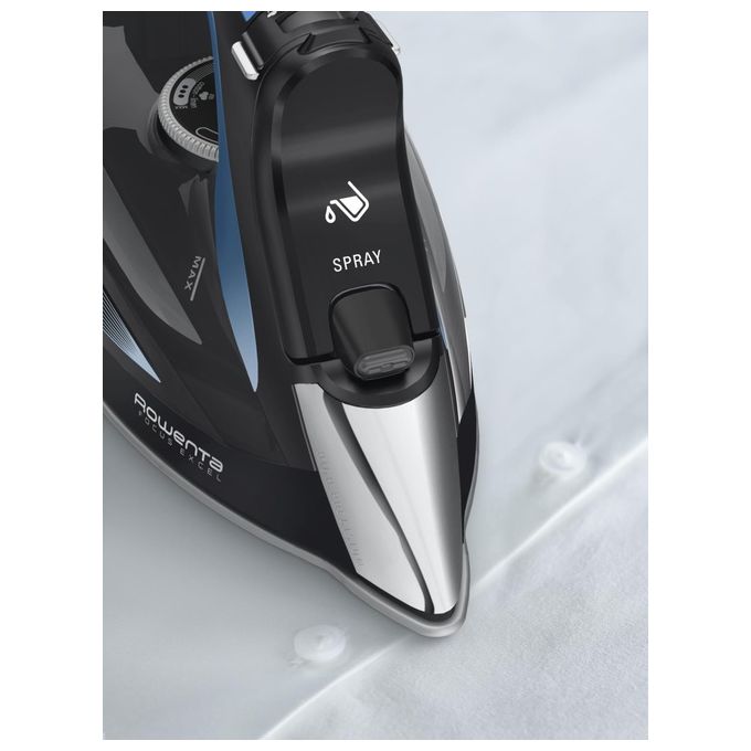 Rowenta DW5310 Ferro a Vapore Piastra Microsteam 400 HD Laser 2700 W Vapore Continuo 45 g-min Colpo Vapore 180 g-min colore Nero Blu