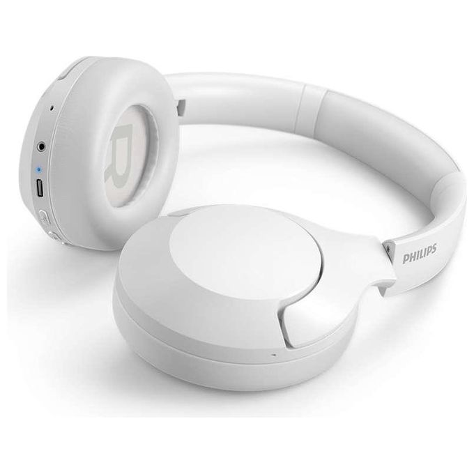 Philips TAH8506WT-00 Cuffie Wireless con Cancellazione Attiva del Rumore Bluetooth 5.0 Fino a 60 Ore di Autonomia colore Bianco