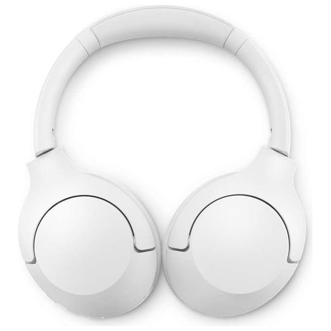 Philips TAH8506WT-00 Cuffie Wireless con Cancellazione Attiva del Rumore Bluetooth 5.0 Fino a 60 Ore di Autonomia colore Bianco
