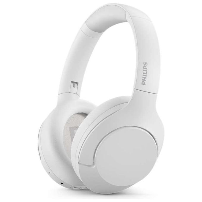 Philips TAH8506WT-00 Cuffie Wireless con Cancellazione Attiva del Rumore Bluetooth 5.0 Fino a 60 Ore di Autonomia colore Bianco