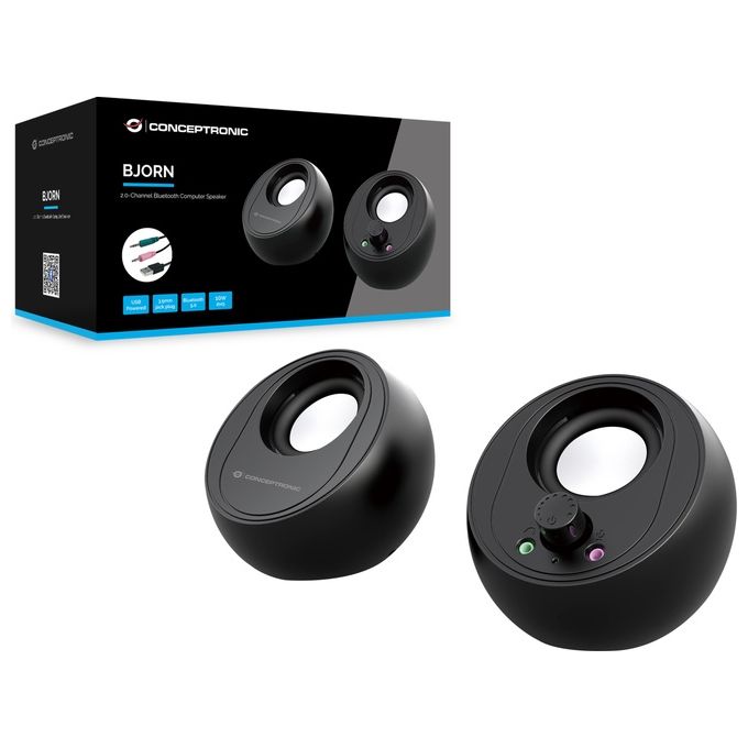 Conceptronic Mini Speaker 2.0 Black Jack 3.5 Bluetooth