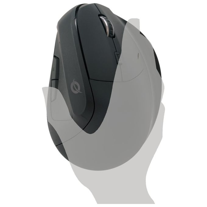 Conceptronic Lorcan03b Mouse Mano Destra Bluetooth Ottico 1600 Dpi