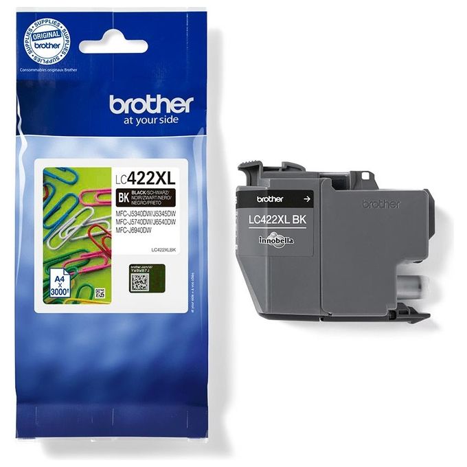 Brother LC-422XLBK Cartuccia Inkjet Originale Alta Capacita' XL 3000 pagine colore Nero