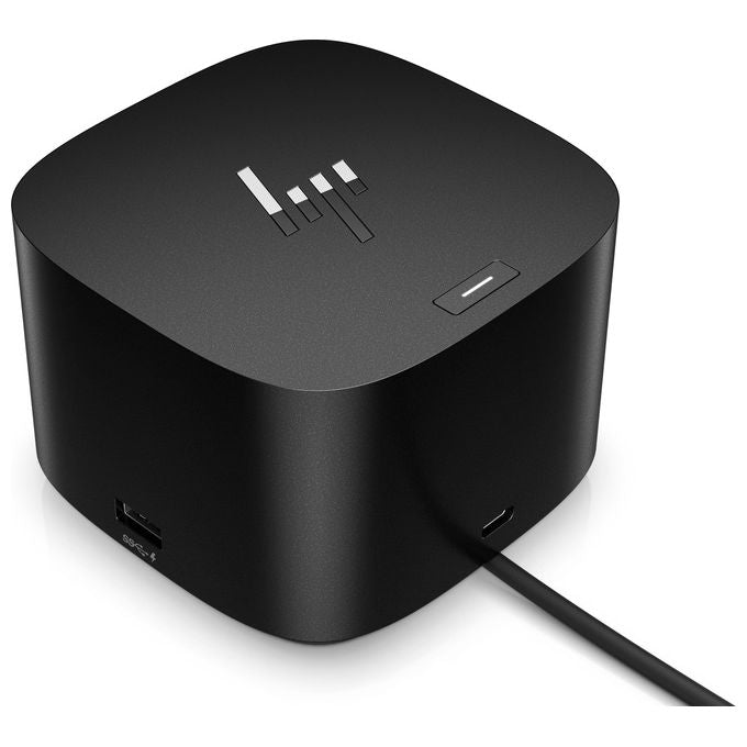 HP 4J0A2AAABB HP Thunderbolt Dock 120W G4 Docking station con 4 porte USB 3.0 1 porta USB-C Thunderbolt 4 2 DisplayPort 1 HDMI LAN Gigabit ricarica fino a 100W colore Nero