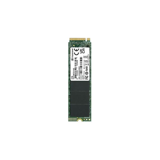 Transcend TS1TMTE110Q 110Q SSD 1 TB M.2 PCI Express 3.0 NVMe QLC 3D NAND colore Nero