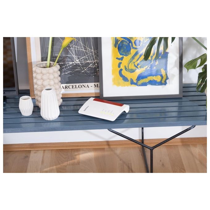 Fritz! FRITZ!BOX 7510 EDITION INTERNATIONAL Modem Router Wi-Fi 6 ADSL VDSL 600 Mbit-s Banda Singola 2.4 GHz Mesh Base DECT colore Bianco