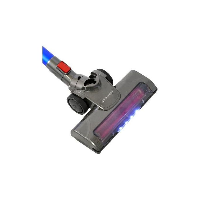Pyramidea AS11PRO Aspirapolvere a bastone 2 in 1 senza sacchetto HEPA 12 160 W con spazzola LED colore Blu Grigio Rosso