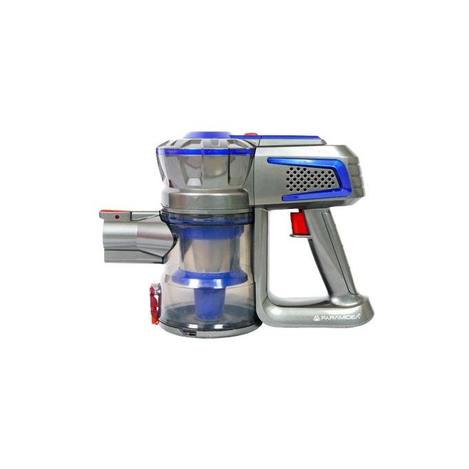 Pyramidea AS11PRO Aspirapolvere a bastone 2 in 1 senza sacchetto HEPA 12 160 W con spazzola LED colore Blu Grigio Rosso