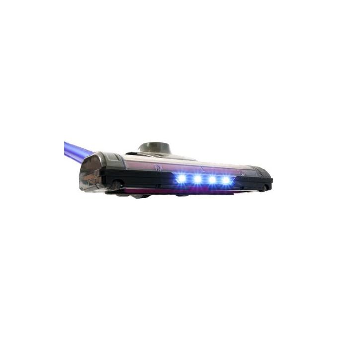 Pyramidea AS11PRO Aspirapolvere a bastone 2 in 1 senza sacchetto HEPA 12 160 W con spazzola LED colore Blu Grigio Rosso