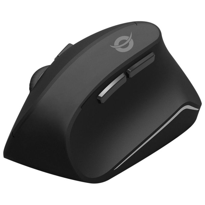 Conceptronic ORAZIO02IT Kit Tastiera e Mouse Wireless Ergonomico QWERTY Italiano 125 Tasti Mouse 1600 DPI RF 2.4 GHz colore Nero