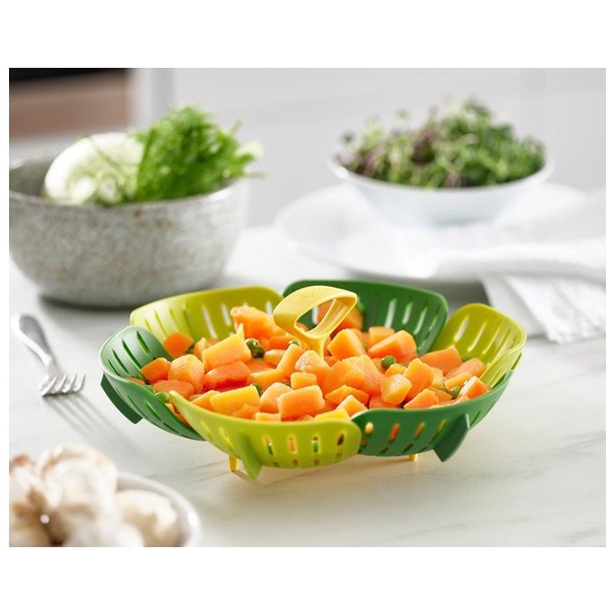 Joseph Joseph Bloom Accessorio per Cottura al Vapore Verde