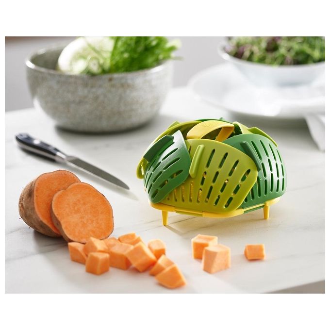 Joseph Joseph Bloom Accessorio per Cottura al Vapore Verde
