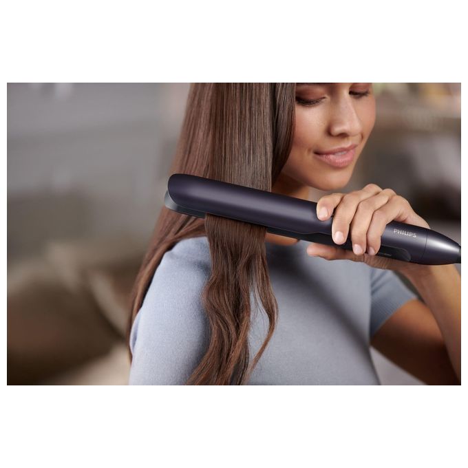 Philips BHS752-00 Serie 7000 Piastra per capelli ceramica ionica 230 °C riscaldamento 30 s cavo girevole spegnimento automatico colore Viola