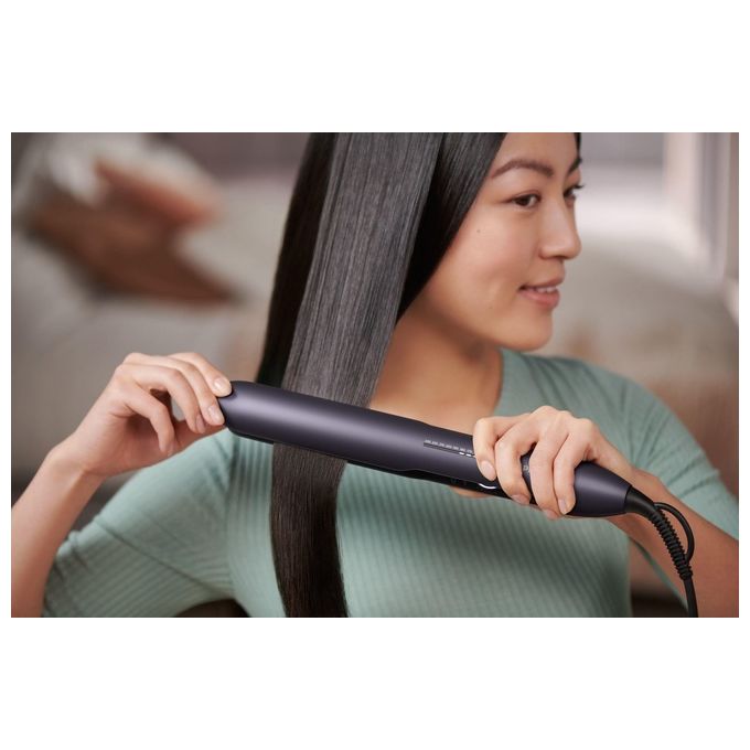 Philips BHS752-00 Serie 7000 Piastra per capelli ceramica ionica 230 °C riscaldamento 30 s cavo girevole spegnimento automatico colore Viola