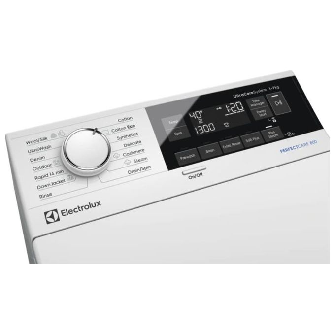 Electrolux EW7T363S Perfect Care 700 Lavatrice Carica dall'Alto Eco Spray Vapore PRO SensiCare SteamCare Classe energetica B Capacita' di carico 6 Kg Centrifuga 1300 giri Motore Inverter