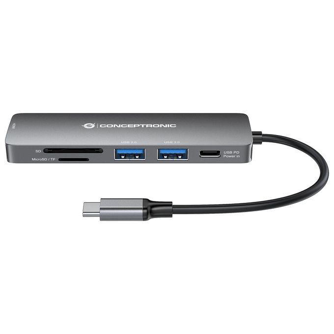 Conceptronic DONN11G Hub Adattatore Usb 6-in-1