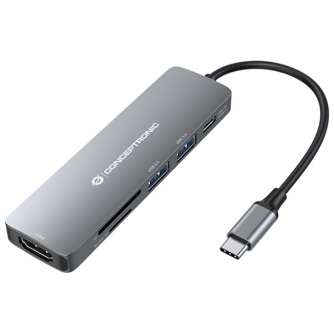 Conceptronic DONN11G Hub Adattatore Usb 6-in-1