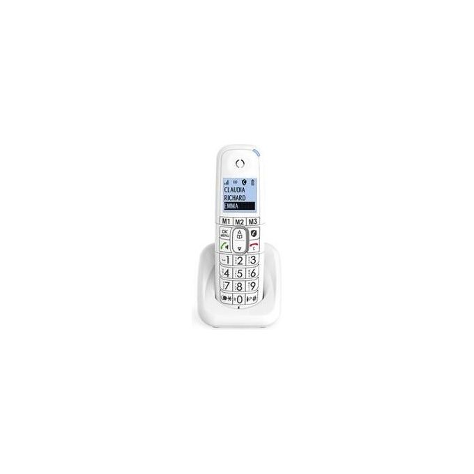Alcatel XL785 DUO Telefono Cordless DECT 2 Terminali Vivavoce Blocco Chiamate Rubrica 100 Contatti 50 m colore Bianco