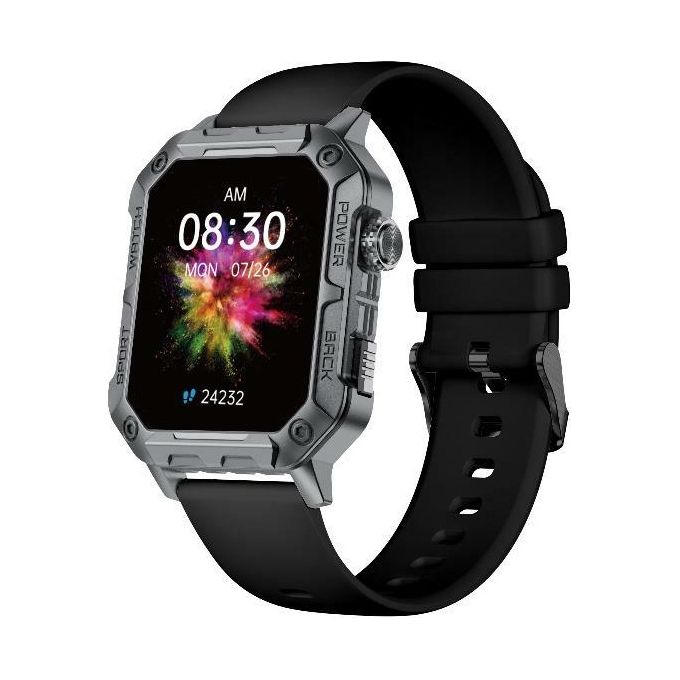 Nilox NXSWTRAILWATCH Trailwatch Smartwatch 1,91'' 320x385 Pixel Resistente all'Acqua IP67 Batteria 5 Giorni colore Nero