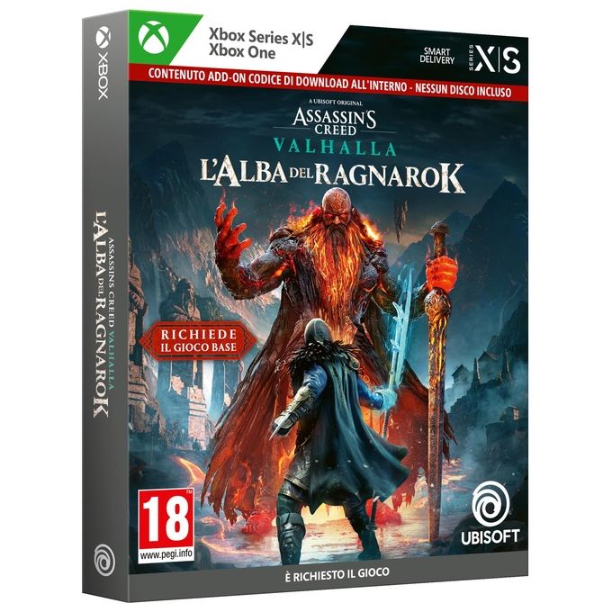 Ubisoft, Assassin's Creed Valhalla L'Alba Del Ragnarok, Code In Box, Xbox Series X-One